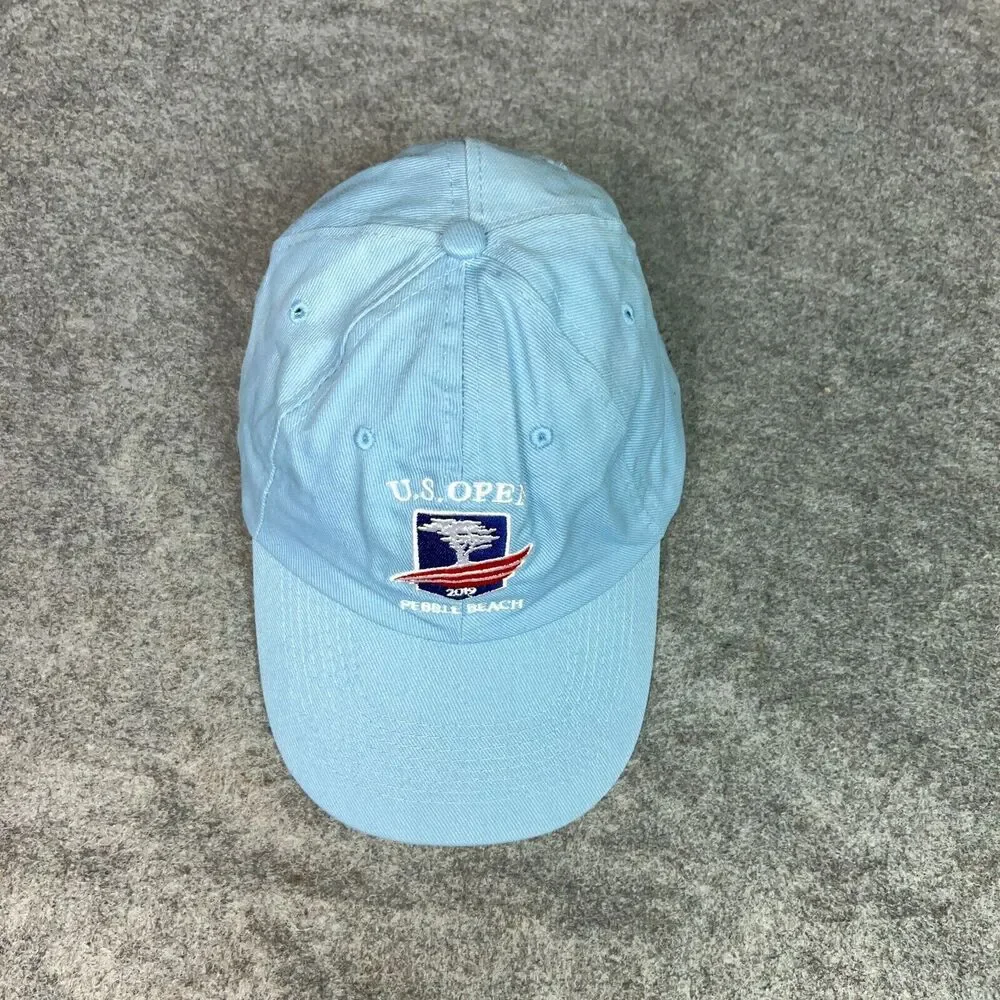 US Open Mens Hat Cap‎ Adjustable Blue Golf Pebble Beach 2019 Dad Cotton Casual